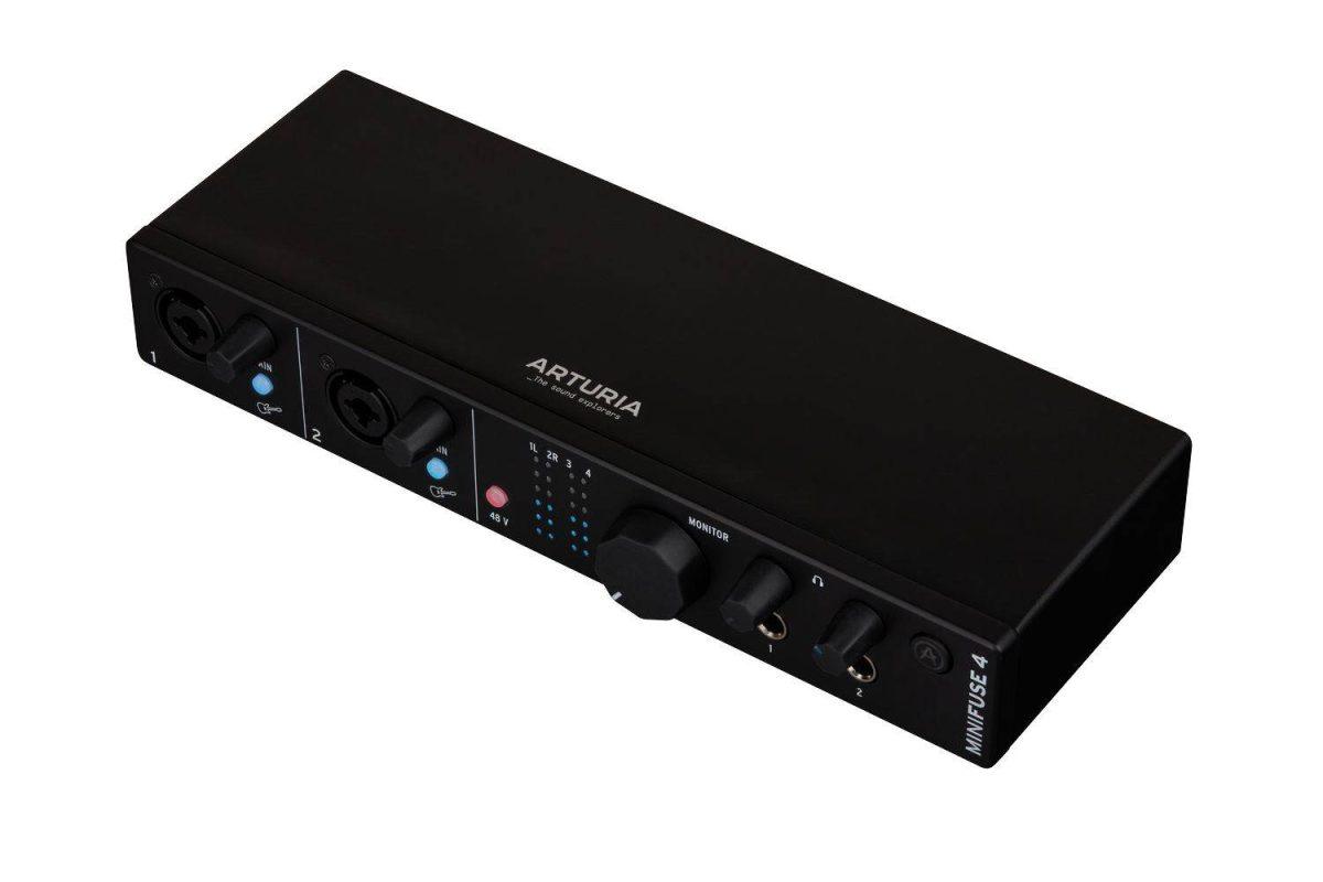 Arturia MiniFuse 4-in/4-out USB-C Audio Interface - Black