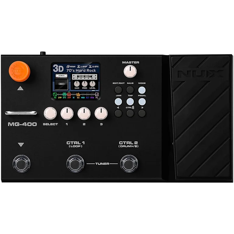 NUX MG-400 Guitar Amp Modeller and Multi Effects Processor Pedal