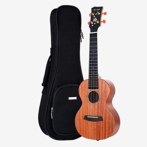 Enya EUTX2M 26inch Solid Tenor Ukulele with Free Padded Bag and Accessories