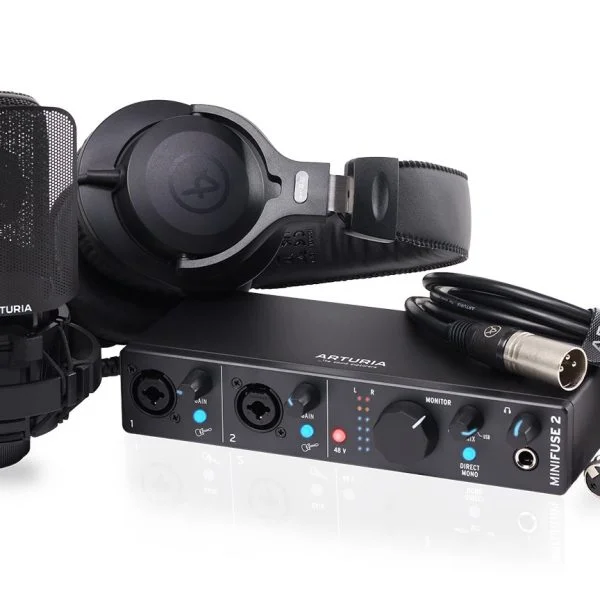 Arturia Minifuse 2in/ 2out Studio Bundle Recording Pack