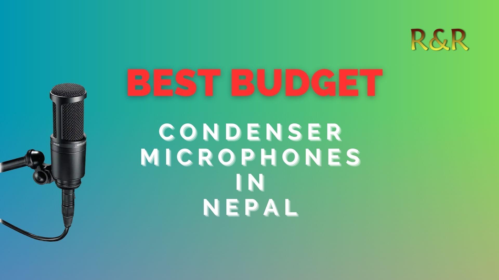 Best Budget Condenser Microphone Price in Nepal | R&R Music 1 Budget Condenser Mic Price in Nepal